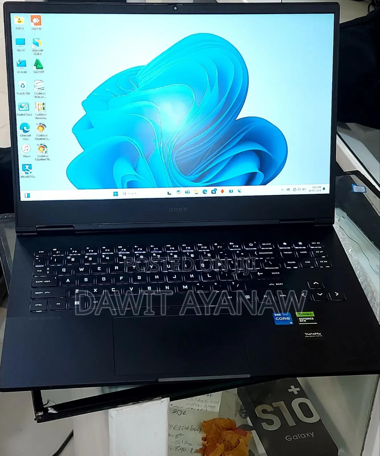 New Laptop HP Omen 15 16GB Intel Core I5 SSD 512GB