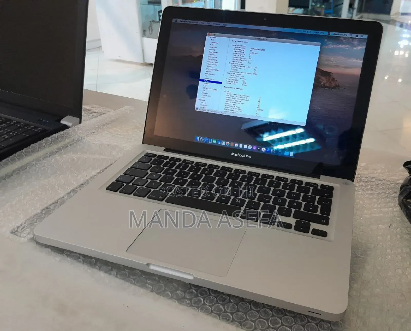 New Laptop Apple MacBook Pro 2012 16GB Intel Core I5 HDD 500GB