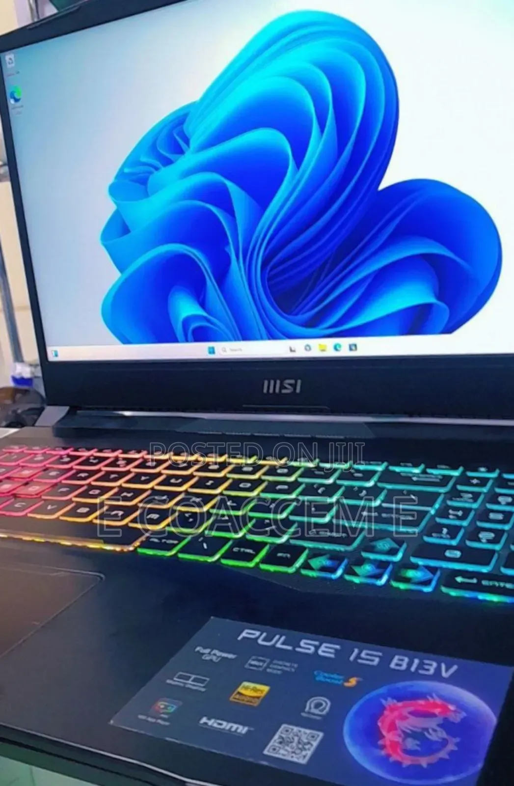 New Laptop MSI 16GB Intel Core I7 SSD 1T