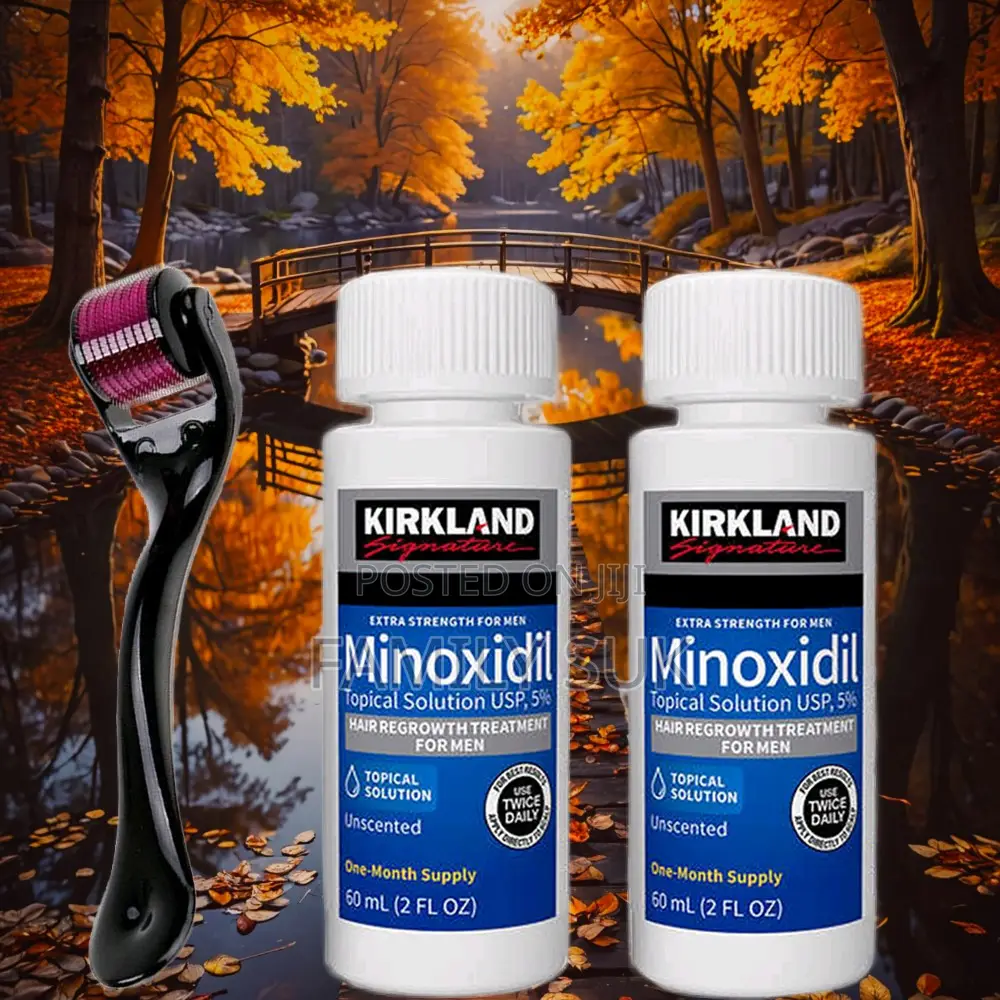 Minoxidil With Derma Roller Combo