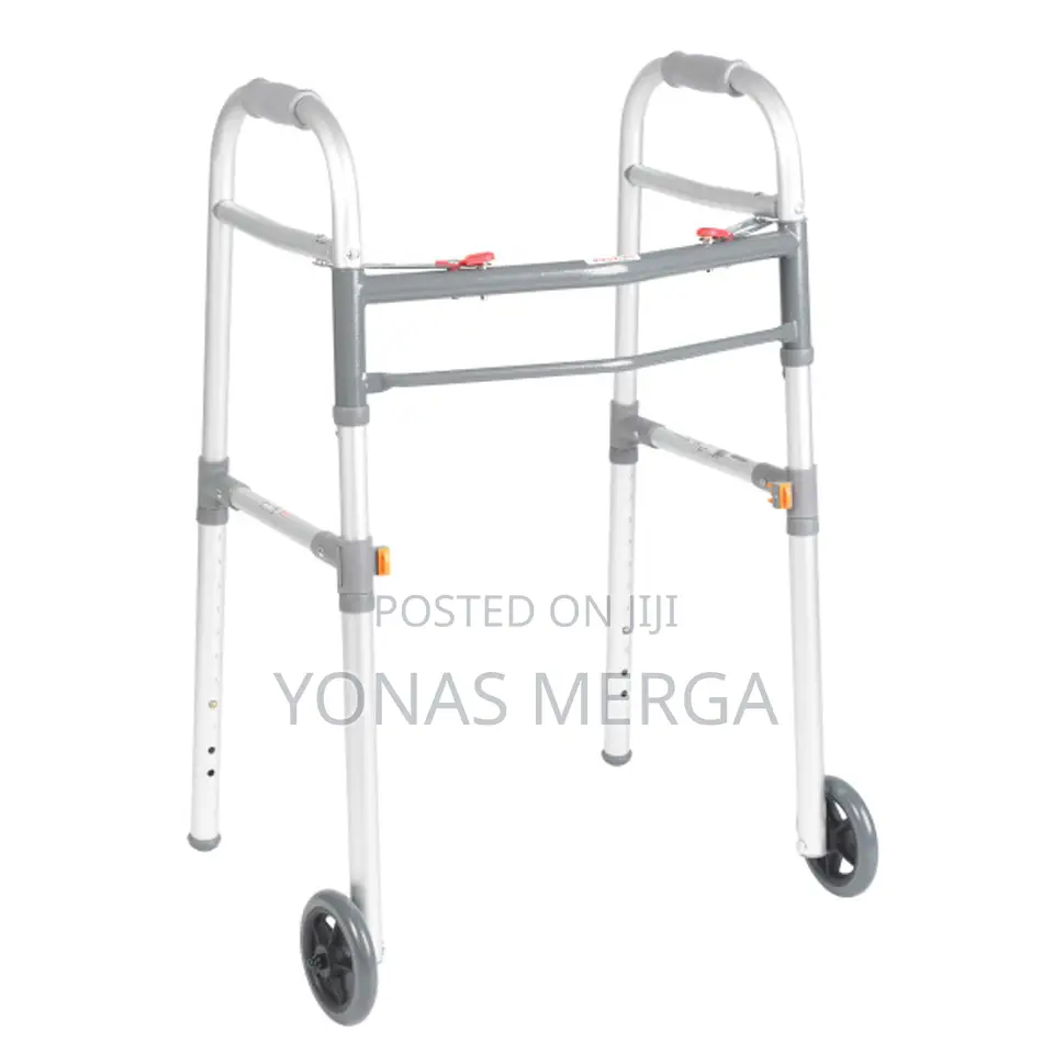 Lightweight Folding Walker With 5” Wheels