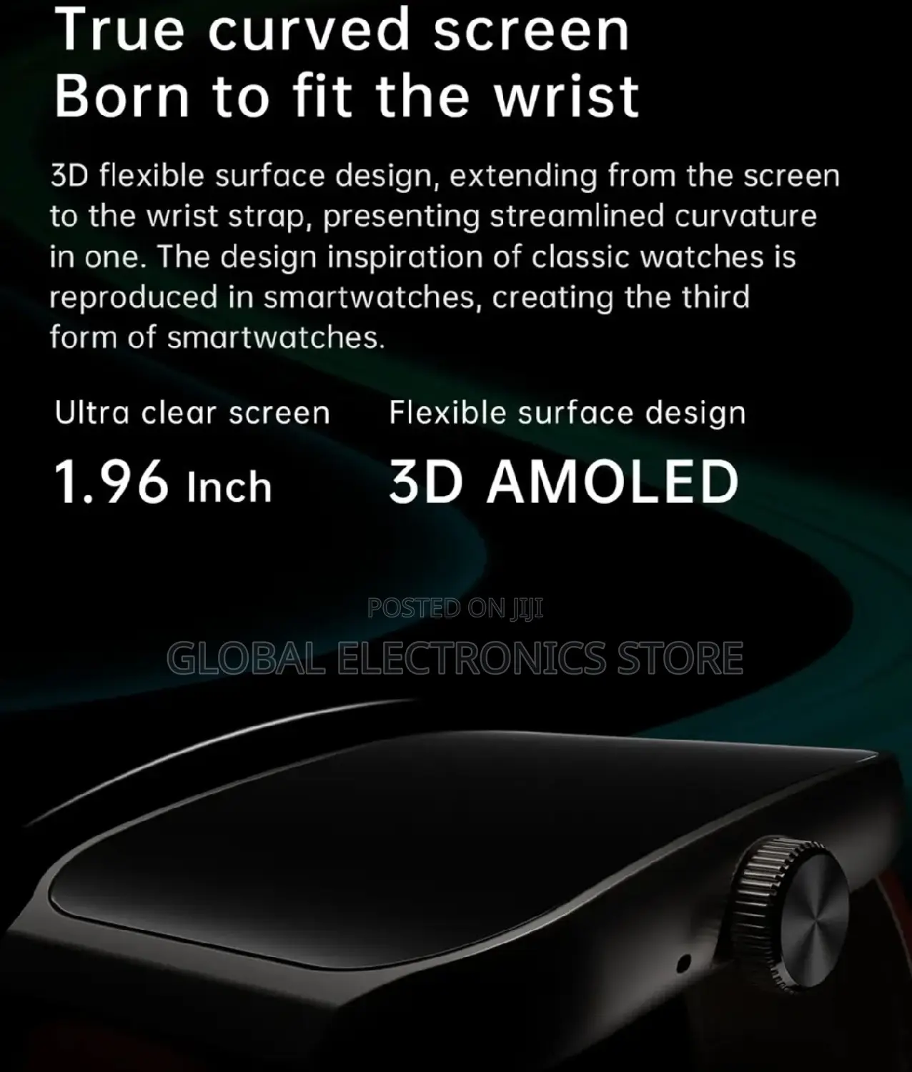 OA89 Super AMOLED 3D Curved Smart ዋች