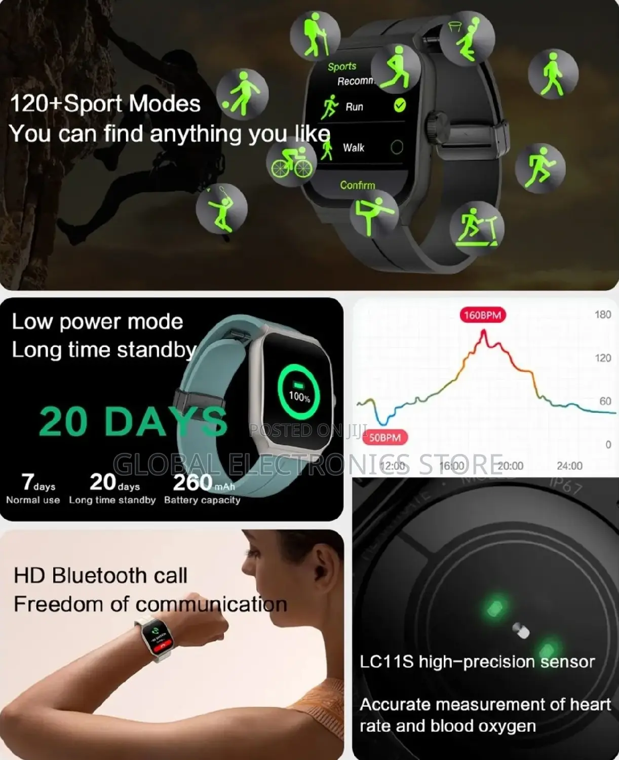 OA89 Super AMOLED 3D Curved Smart ዋች