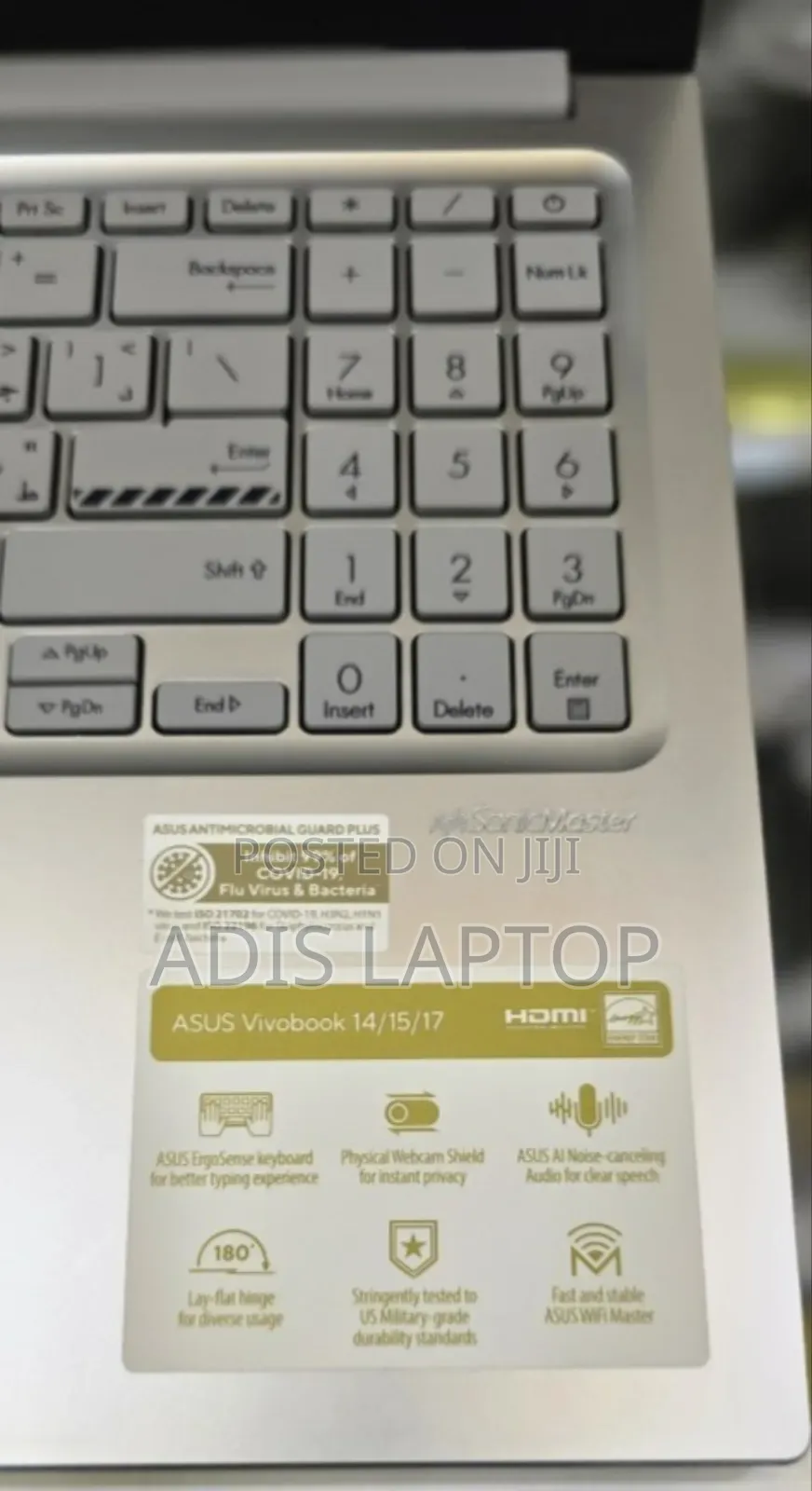 New Laptop Asus Vivobook 16 8GB Intel Core I5 SSD 512GB