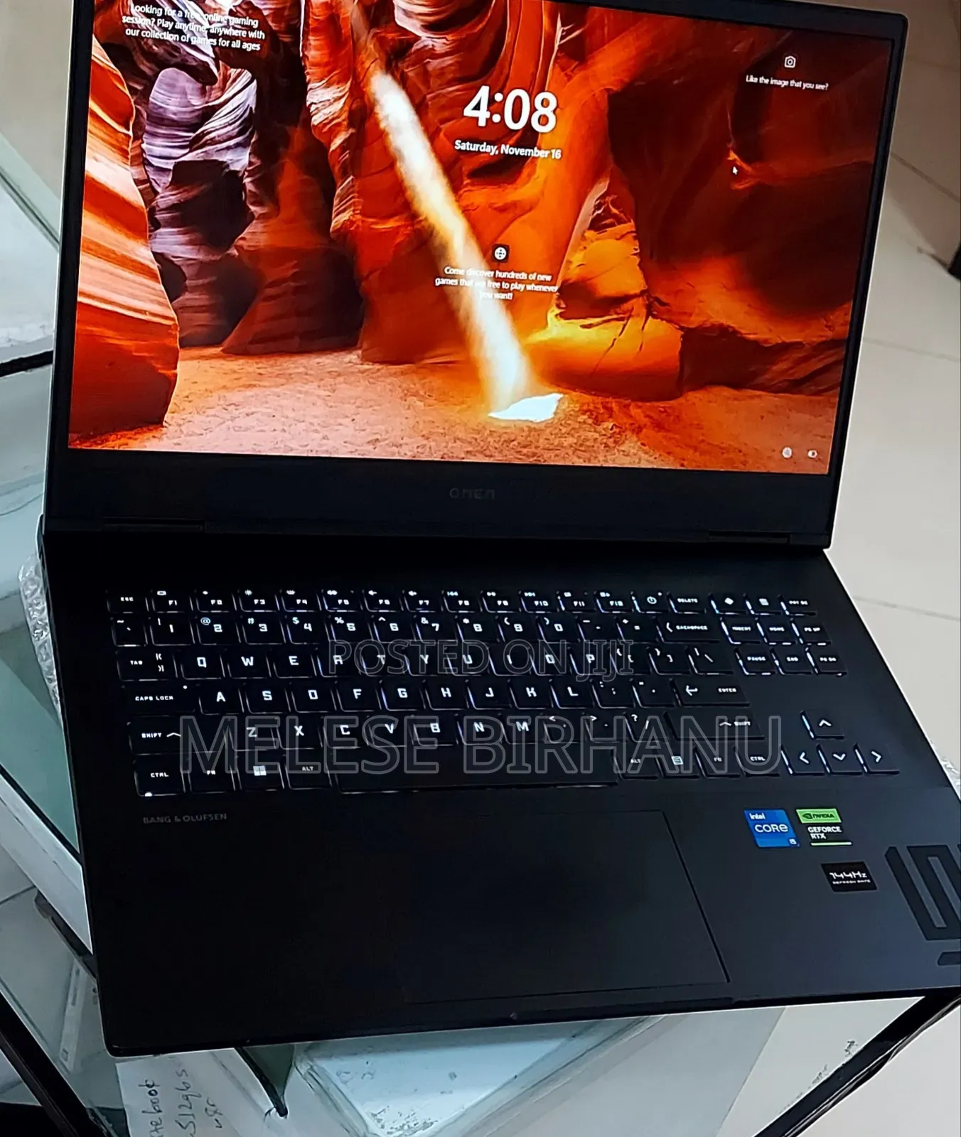 New Laptop HP Omen Pro 16GB Intel Core I5 SSD 512GB