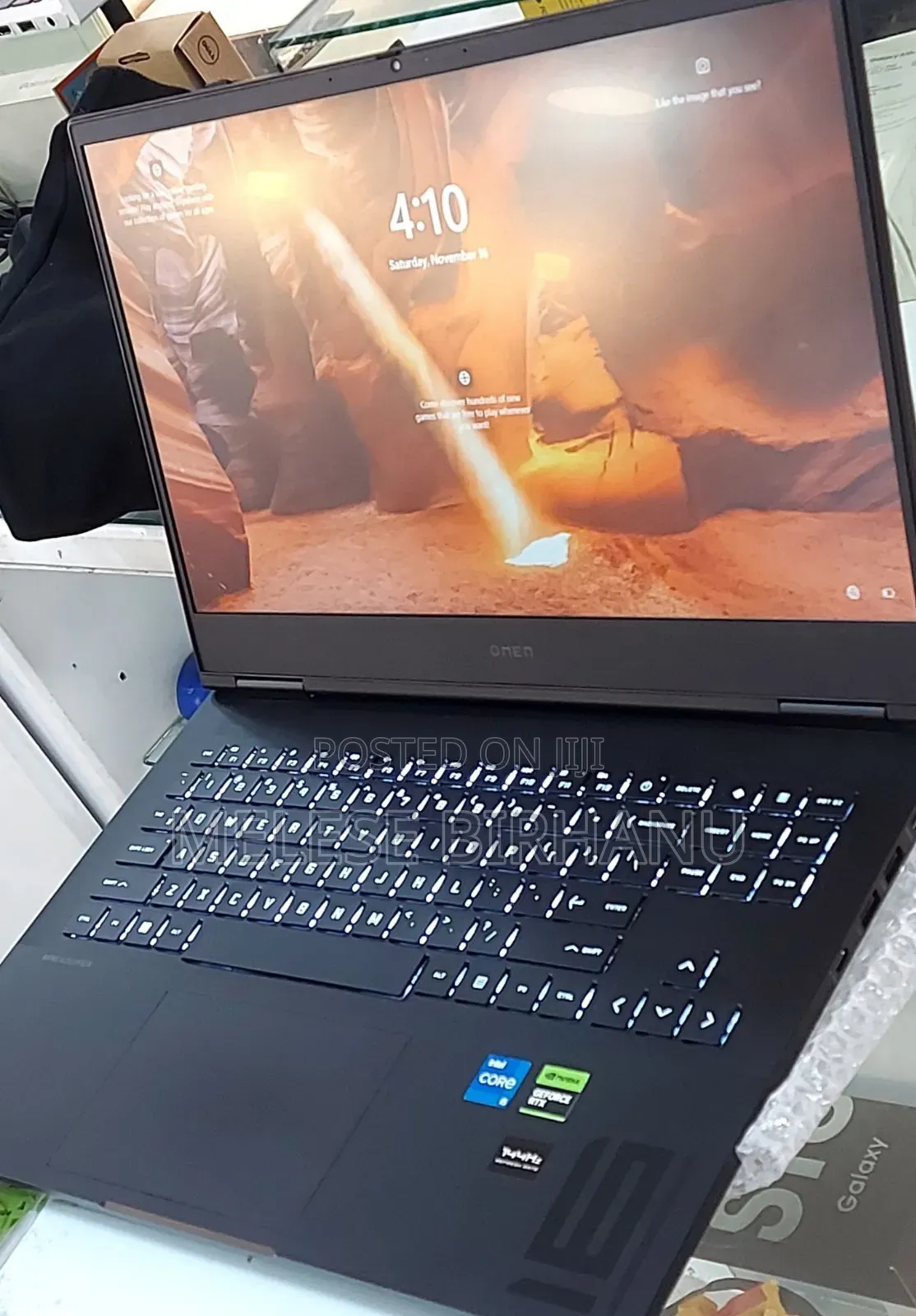 New Laptop HP Omen Pro 16GB Intel Core I5 SSD 512GB