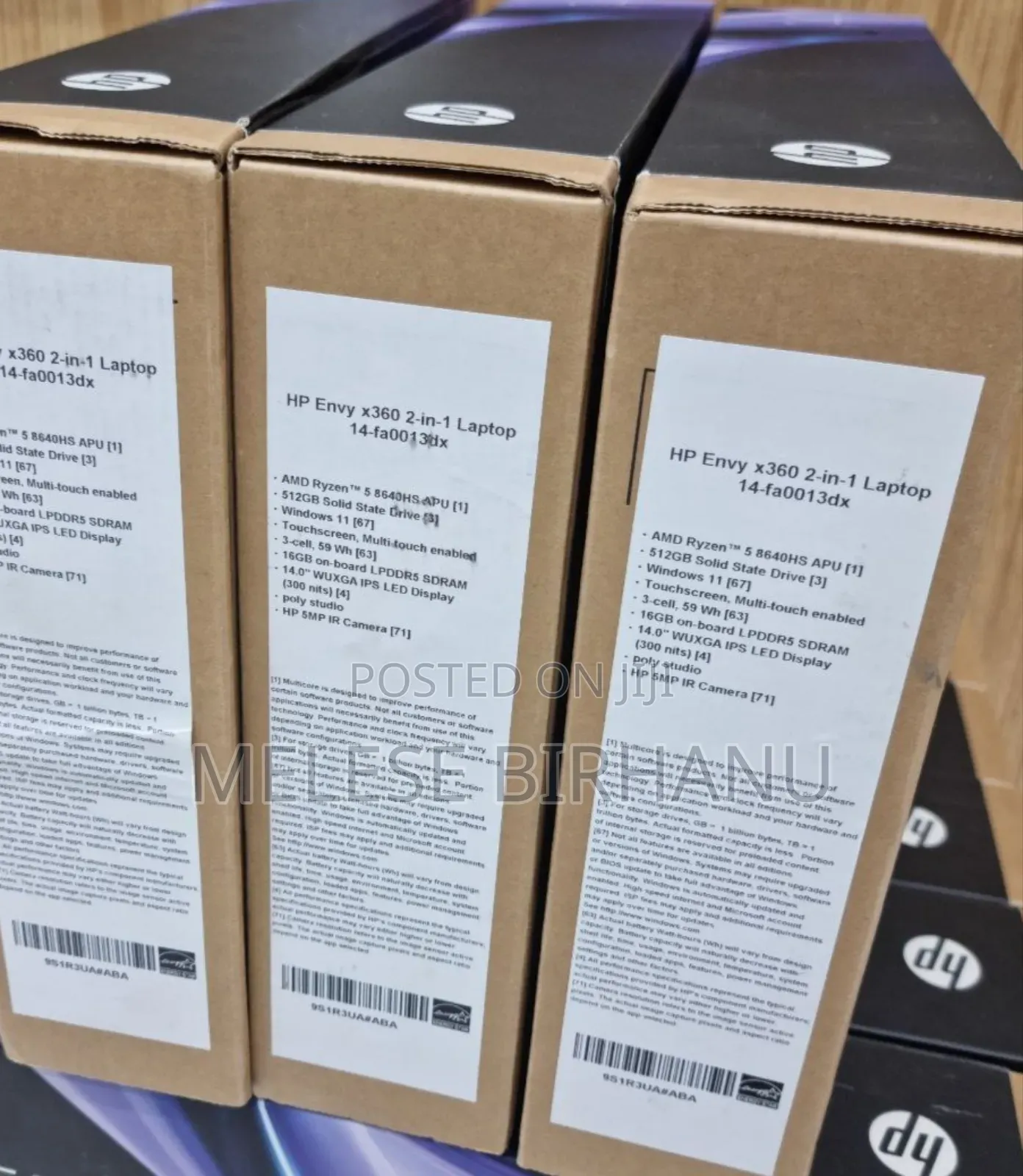 New Laptop HP Envy X360 16GB AMD Ryzen 5 SSD 512GB