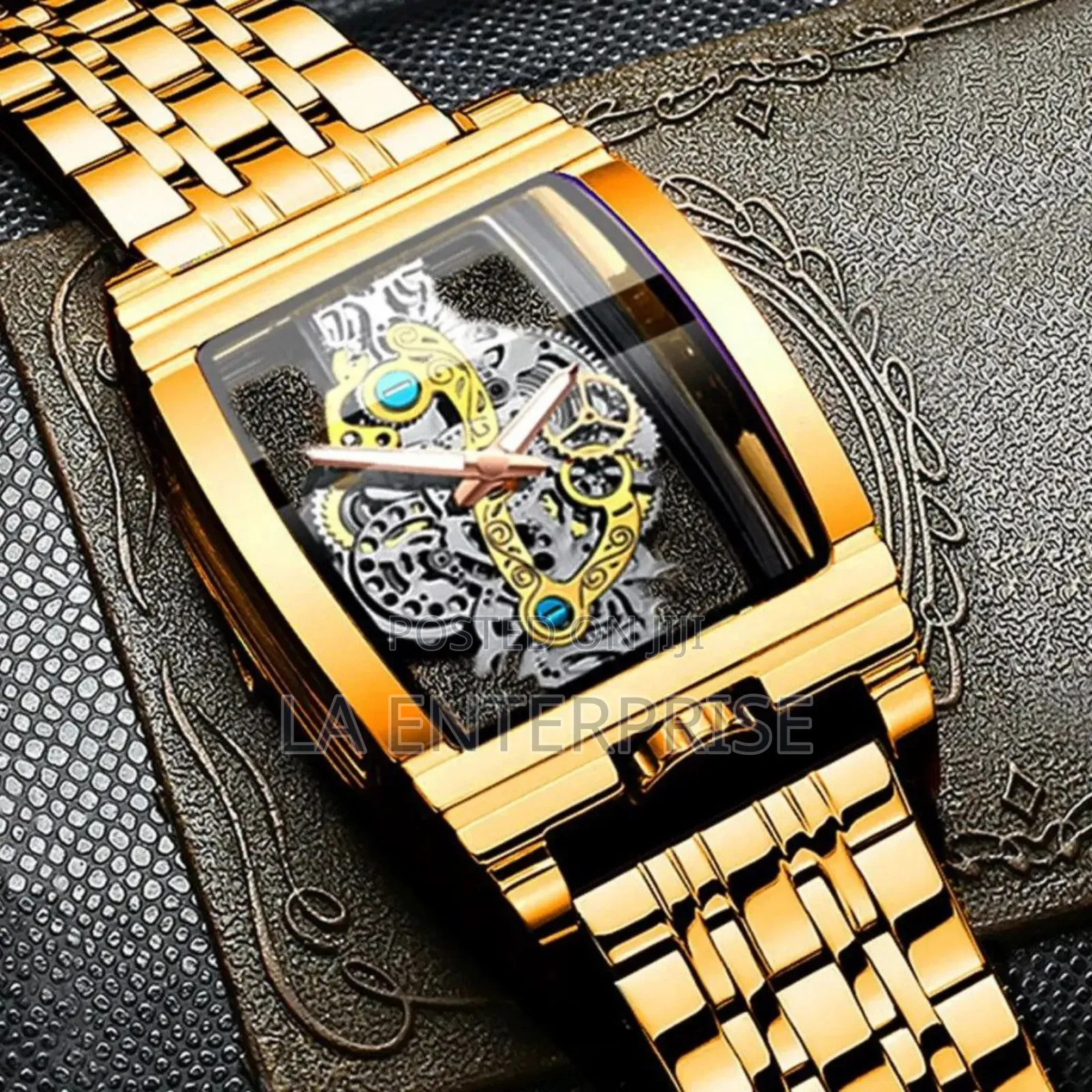 Hollon Skeleton Design Watch