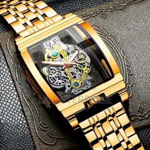 Hollon Skeleton Design Watch
