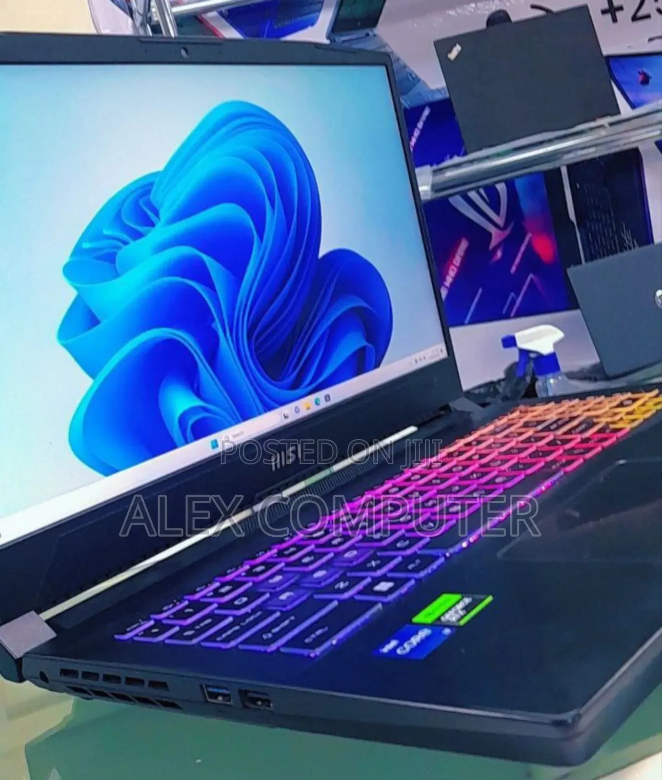 New Laptop MSI GF63 16GB Intel Core I7 SSD 1T