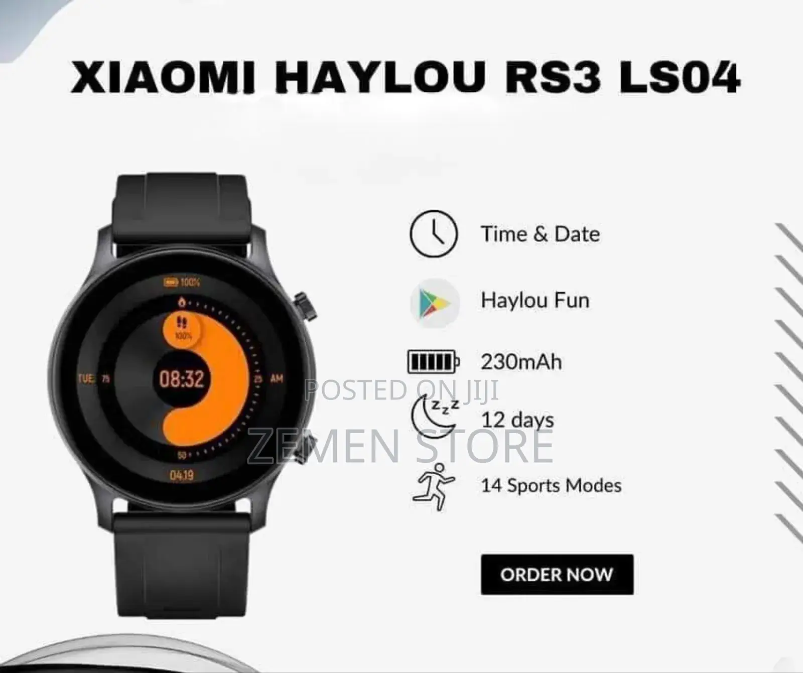 Xiaomi Haylou Rs3 Smart Watch