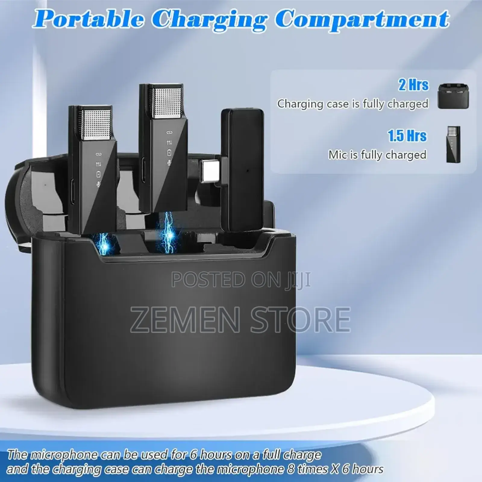 2in1 Green Lion Microphone ገመድ አልባ ማይክሮፎን ከፍተኛ የድምፅ ጥራት