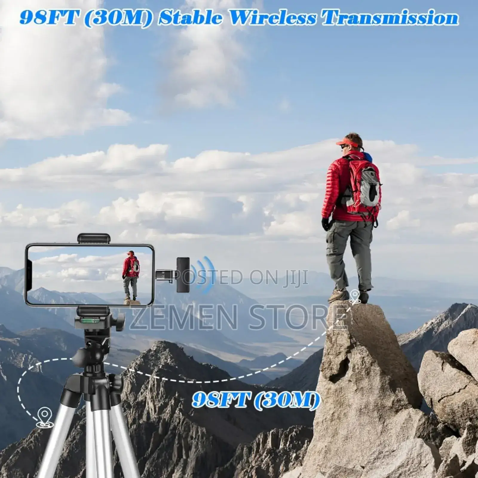 2in1 Green Lion Microphone ገመድ አልባ ማይክሮፎን ከፍተኛ የድምፅ ጥራት