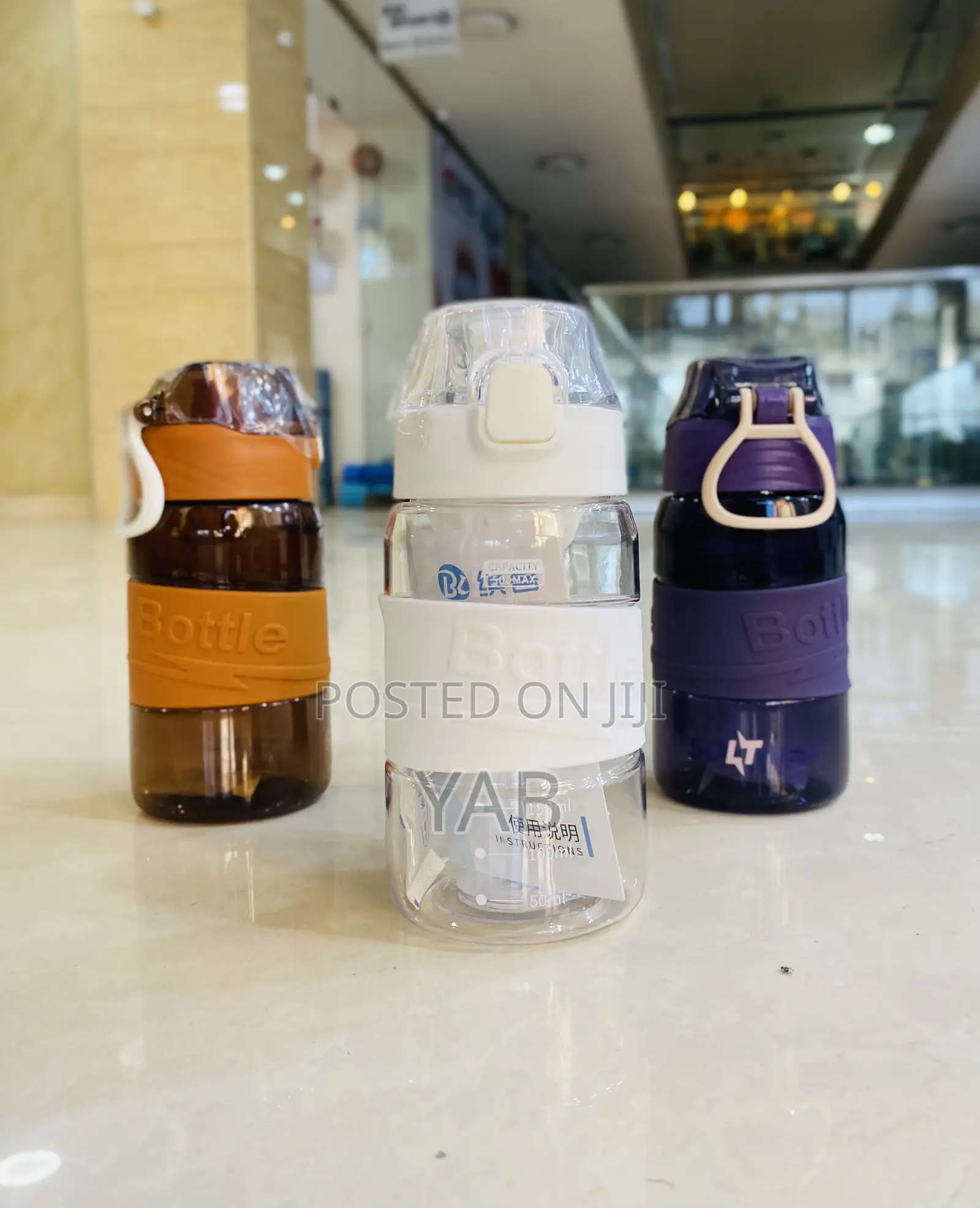 Multi Color Water Bottles 500ml