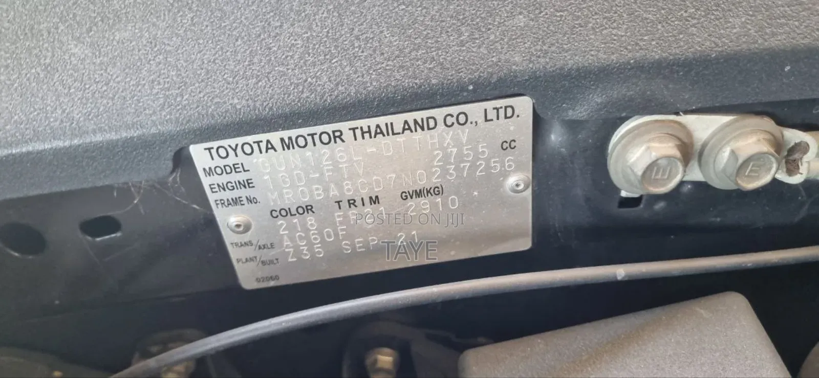 Toyota Hilux 2021 Black