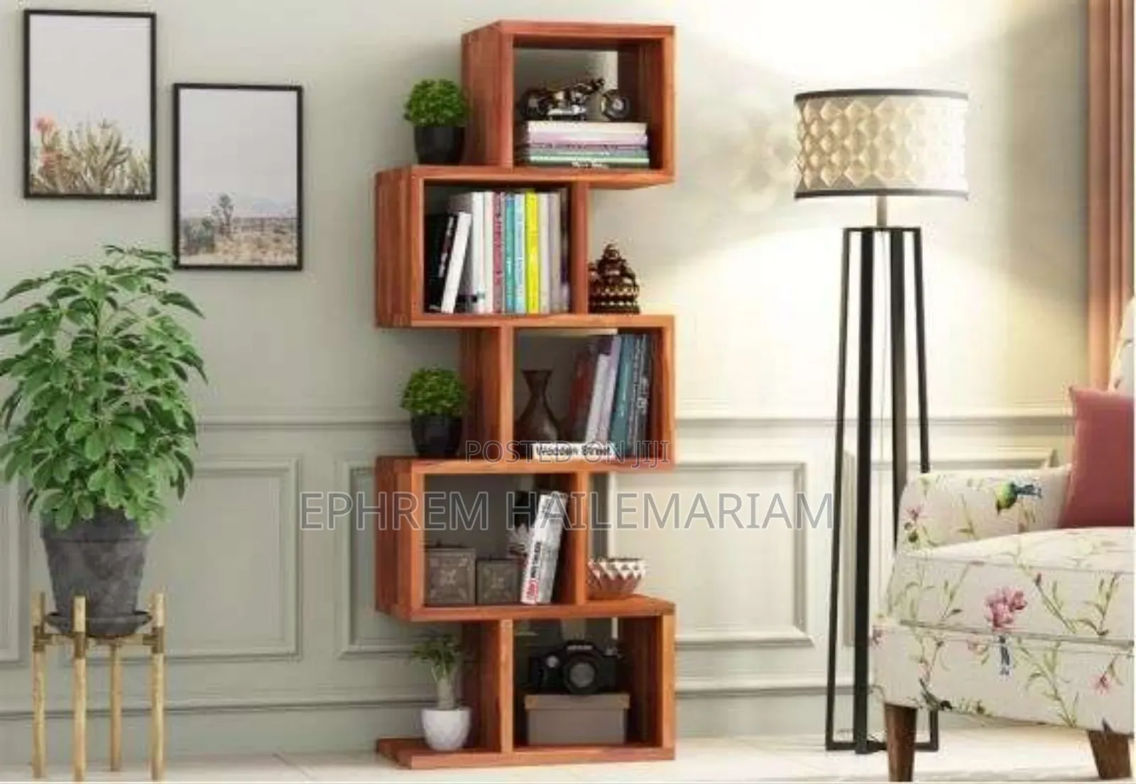Book Shelf የመፅሃፍ መደርደሪያ