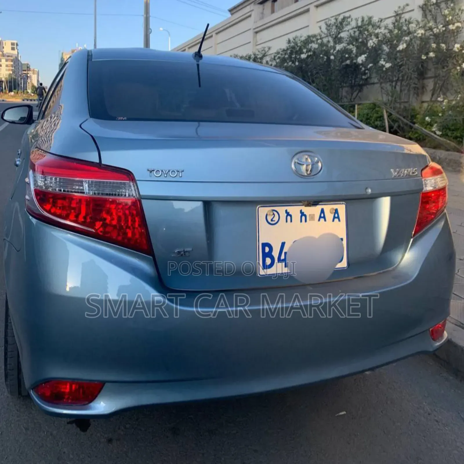 Toyota Yaris 2015 Blue