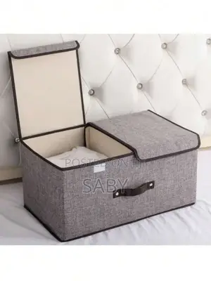 Dust Proof Foldable Storage Box With Lid