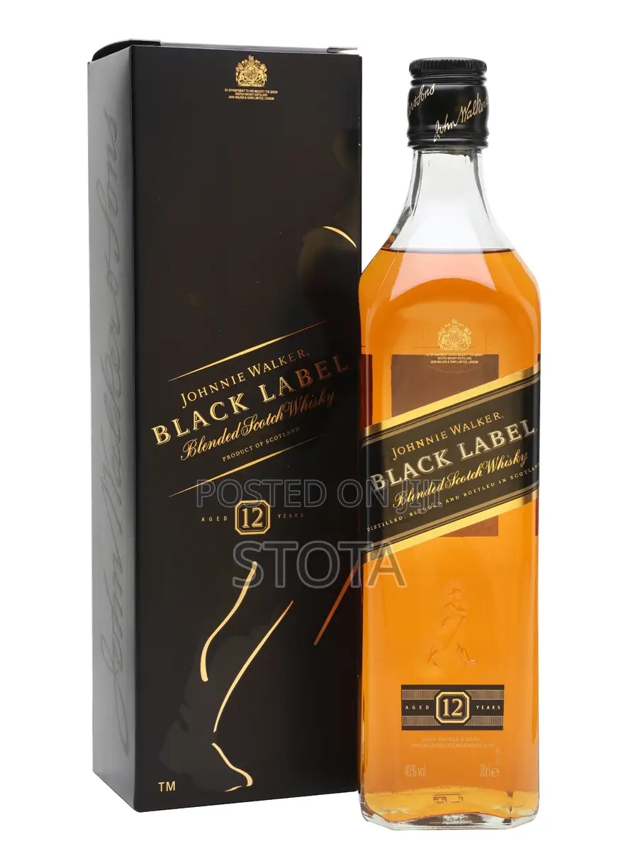 Johnnie Walker Black Label 750ml(ባለ ቆርቂው)