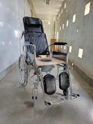 Popo Wheelchair/Comfortable Oxford Leather Seat//ዌልቼርĵፖፖ