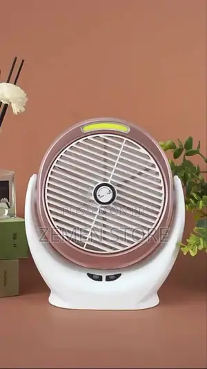 Multifunctional Rechargeable Desk Fan With LED Light