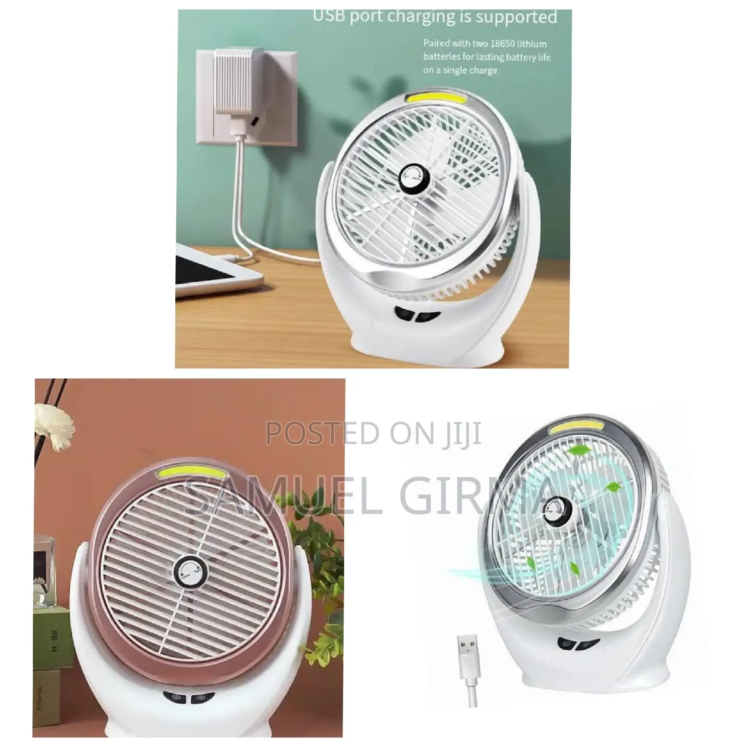 Portable Mini Desktop Fan