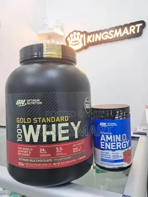 Photo - Optimum Nutrition Whey With Optimum Nutrition Amino Energy
