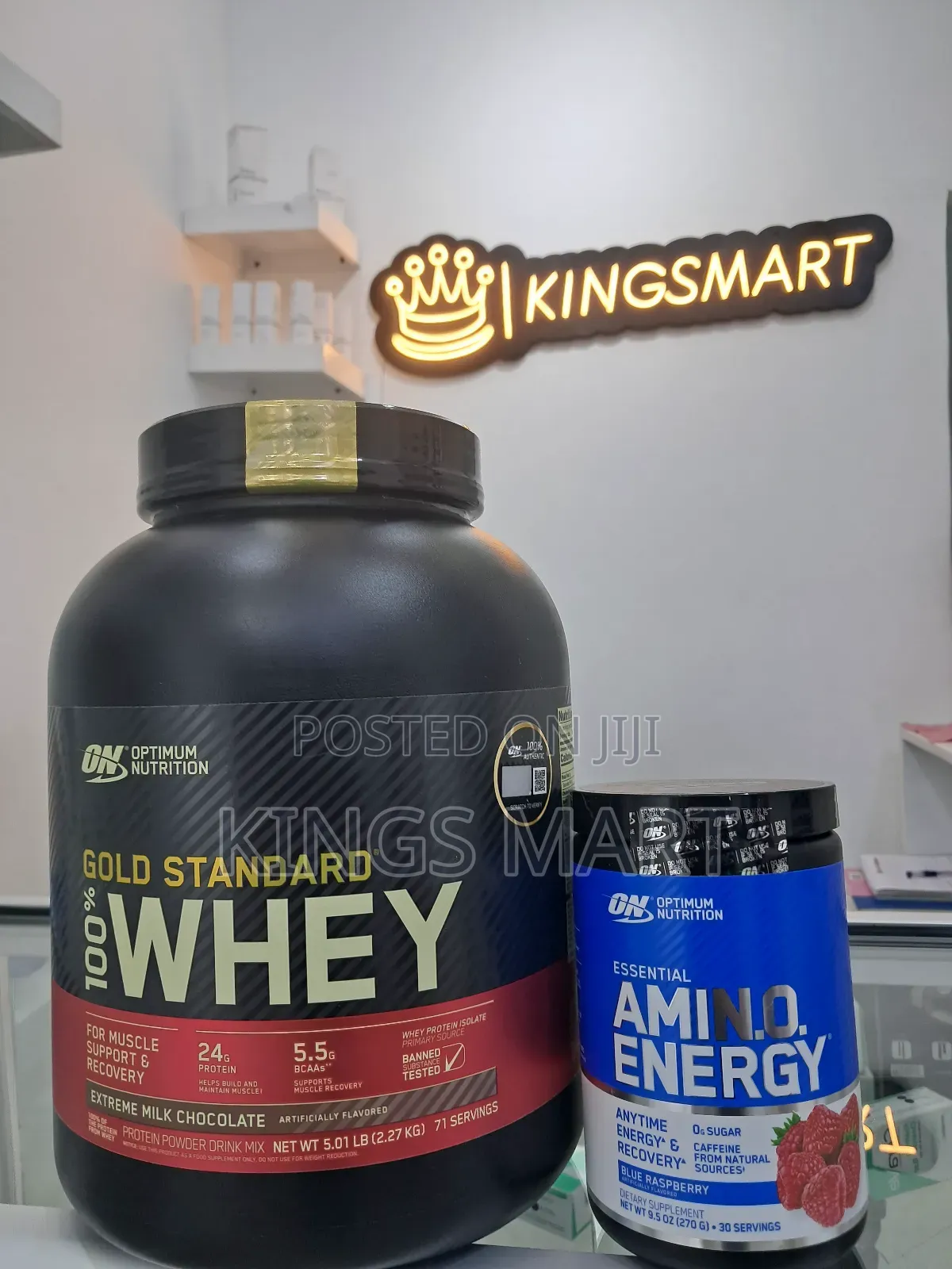 Gold Standard Whey Protein + Amino Energy Pre Work Out