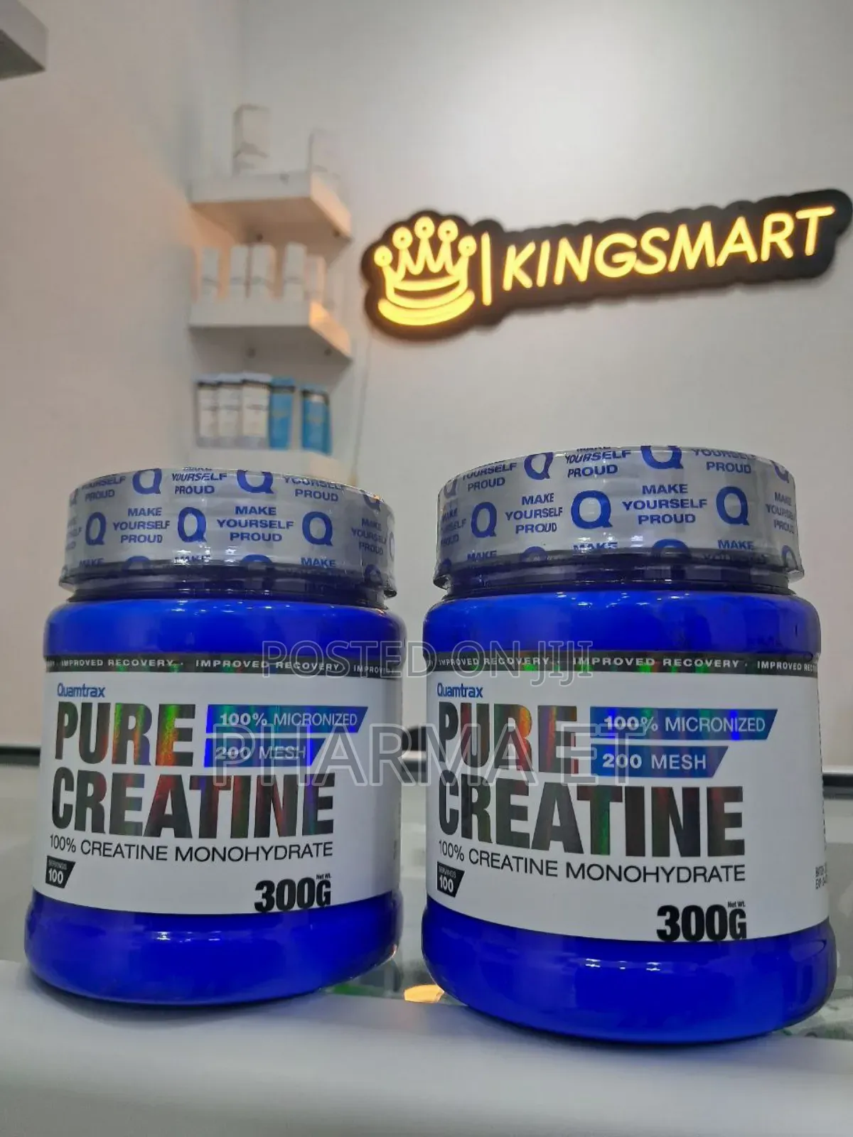 100% Pure and Micronized Quamtrax Creatine Monohydrate