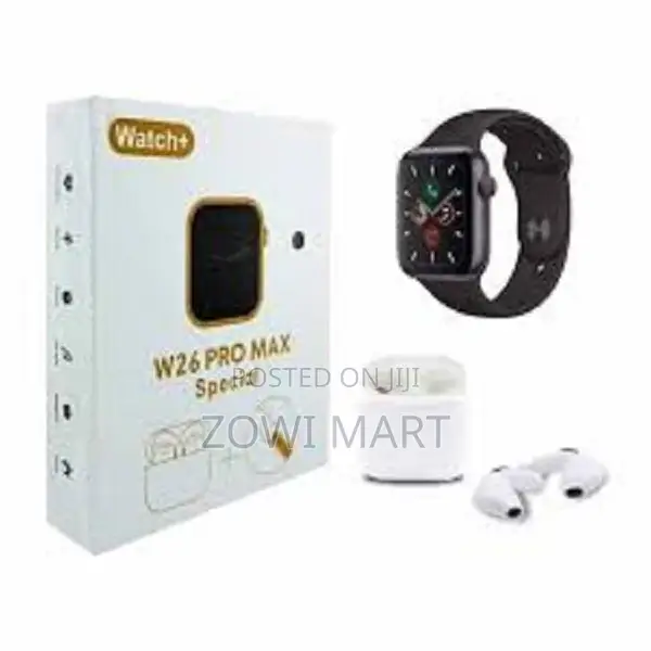W26 Pro Max 2in1 Smart Watch and Earphonesw26 Pro Max 2in1