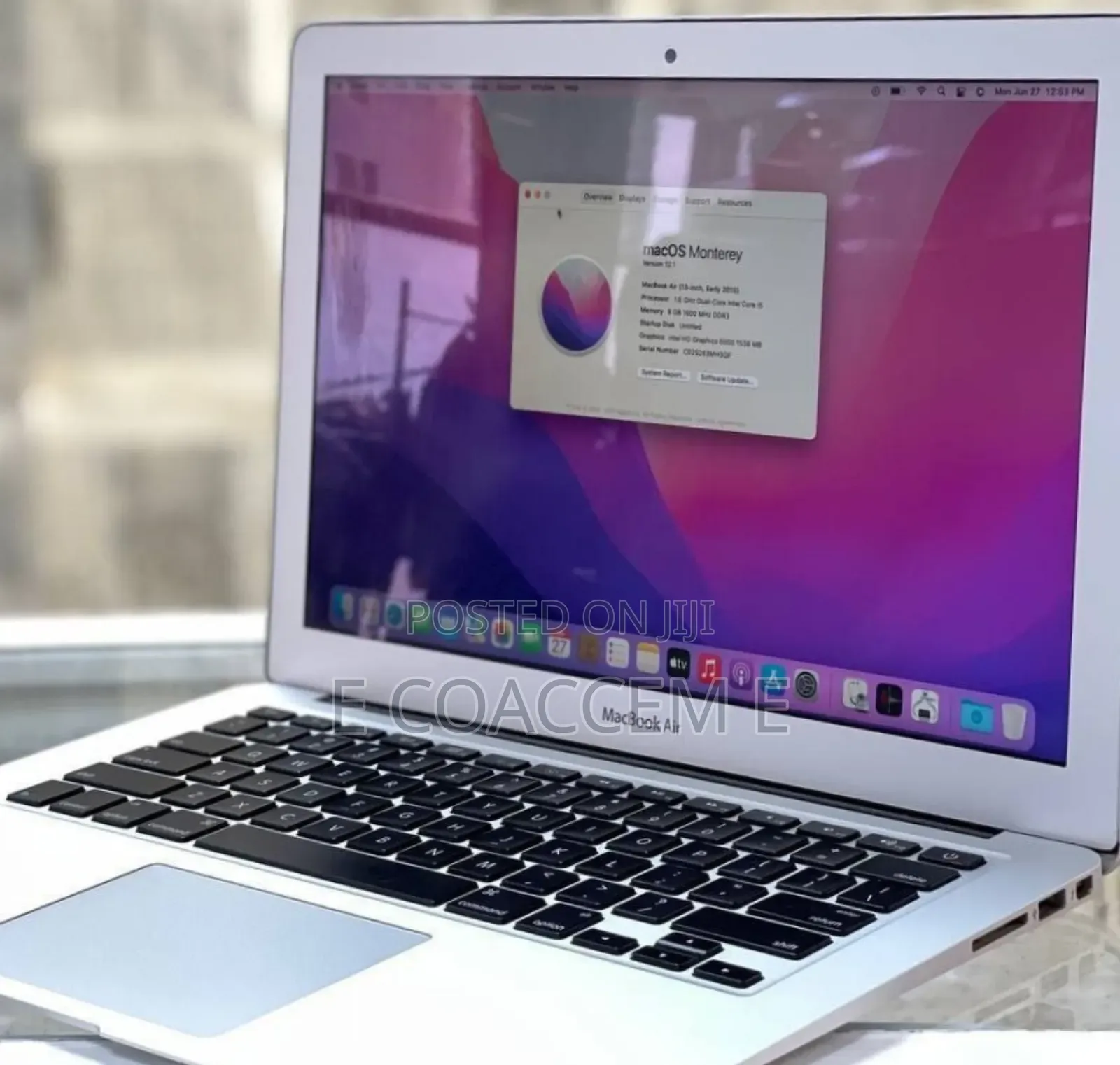 New Laptop Apple MacBook 8GB Intel Core I5 SSD 256GB