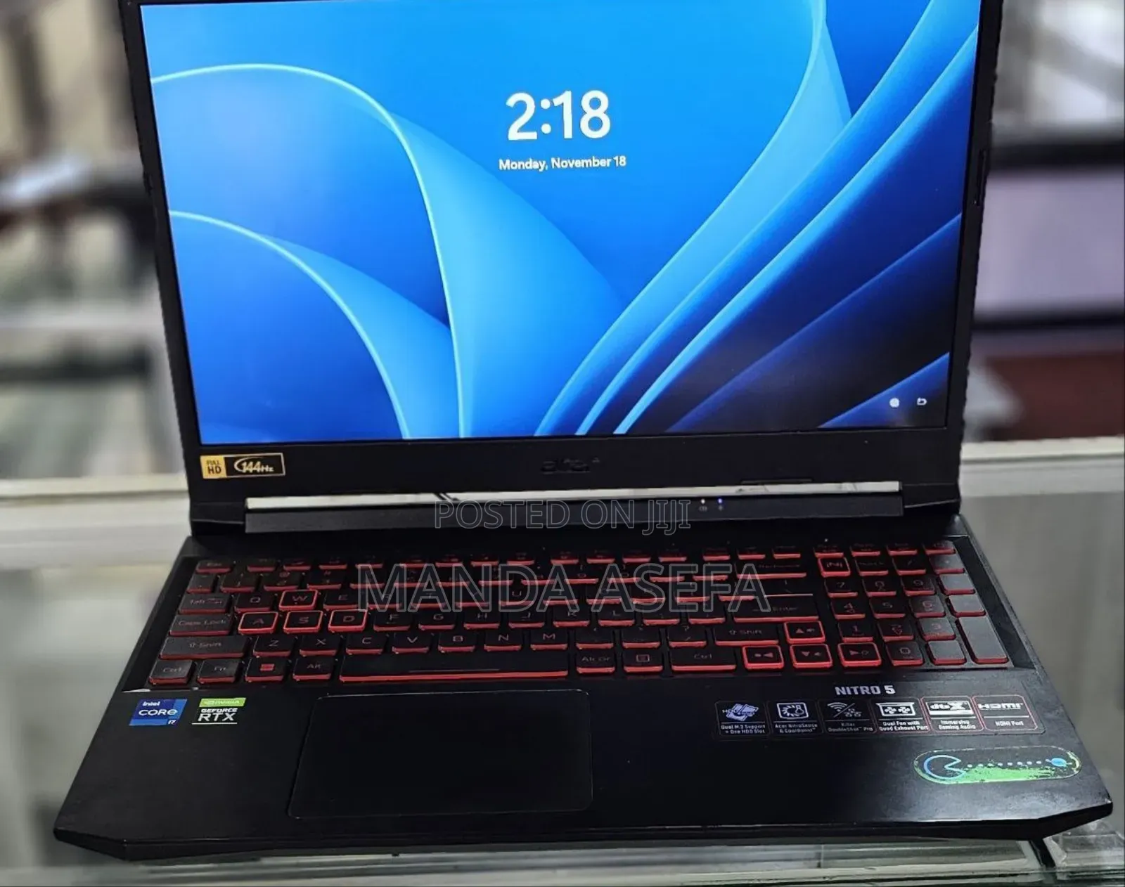 New Laptop Acer Nitro 5 16GB Intel Core I7 SSD 512GB