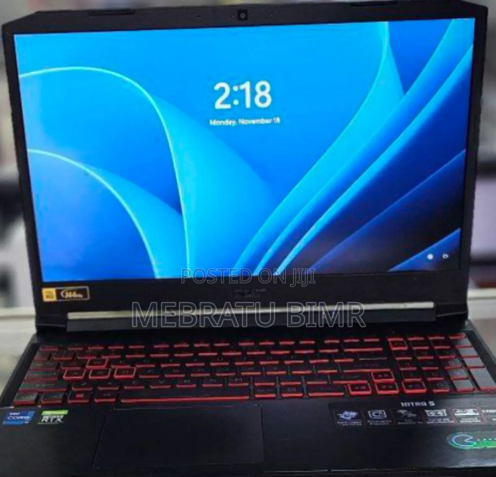 New Laptop Acer Nitro 5 16GB Intel Core I7 SSD 512GB