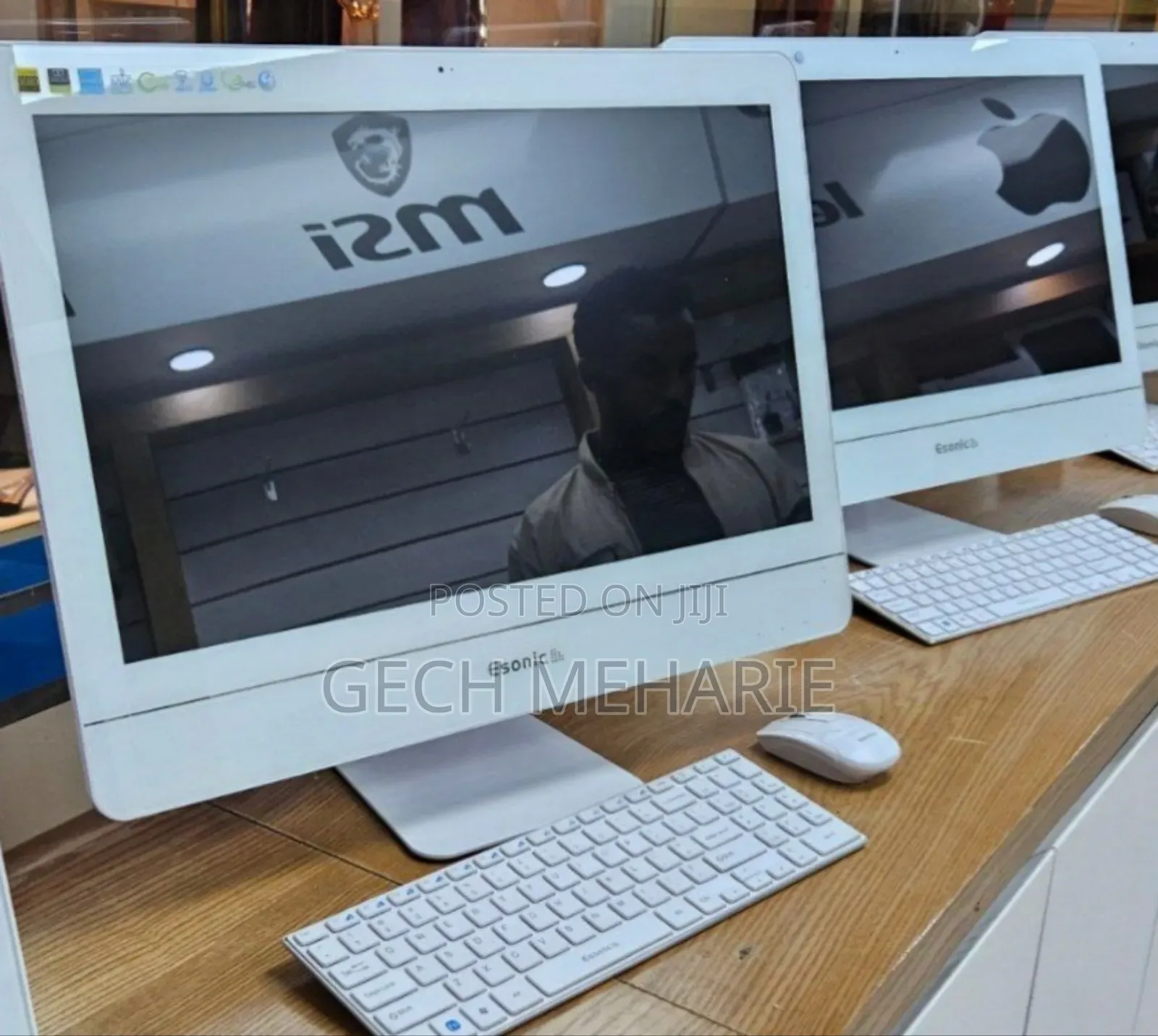 New Desktop Computer HP 200 G4 All-in-One 4GB Intel Core i3 SSD 500GB