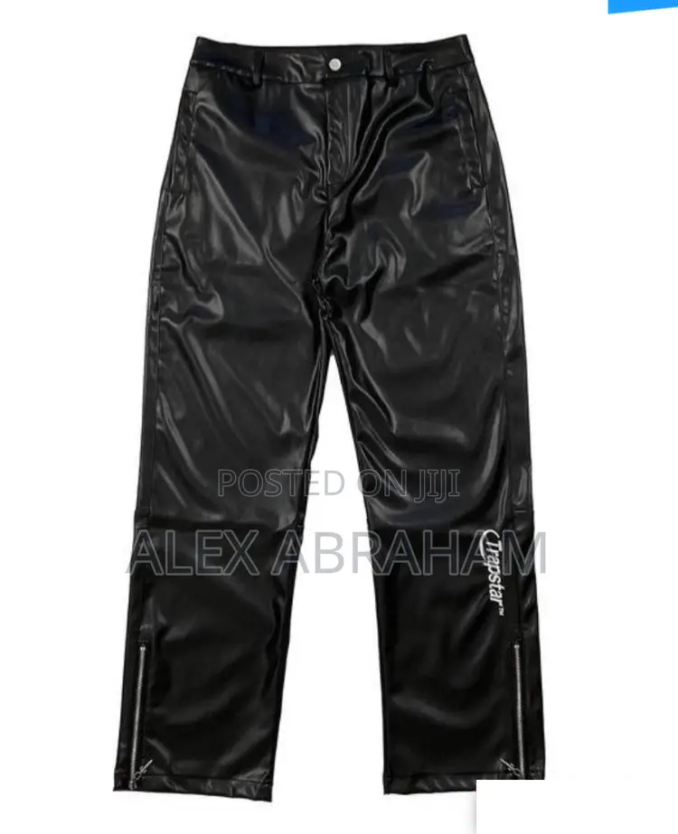 2024 Leather Baggy Pants