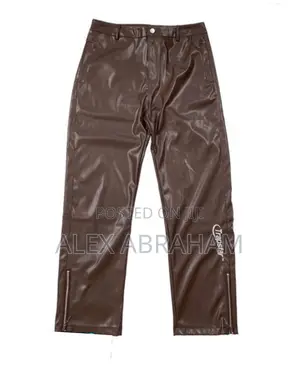 2024 Leather Baggy Pants