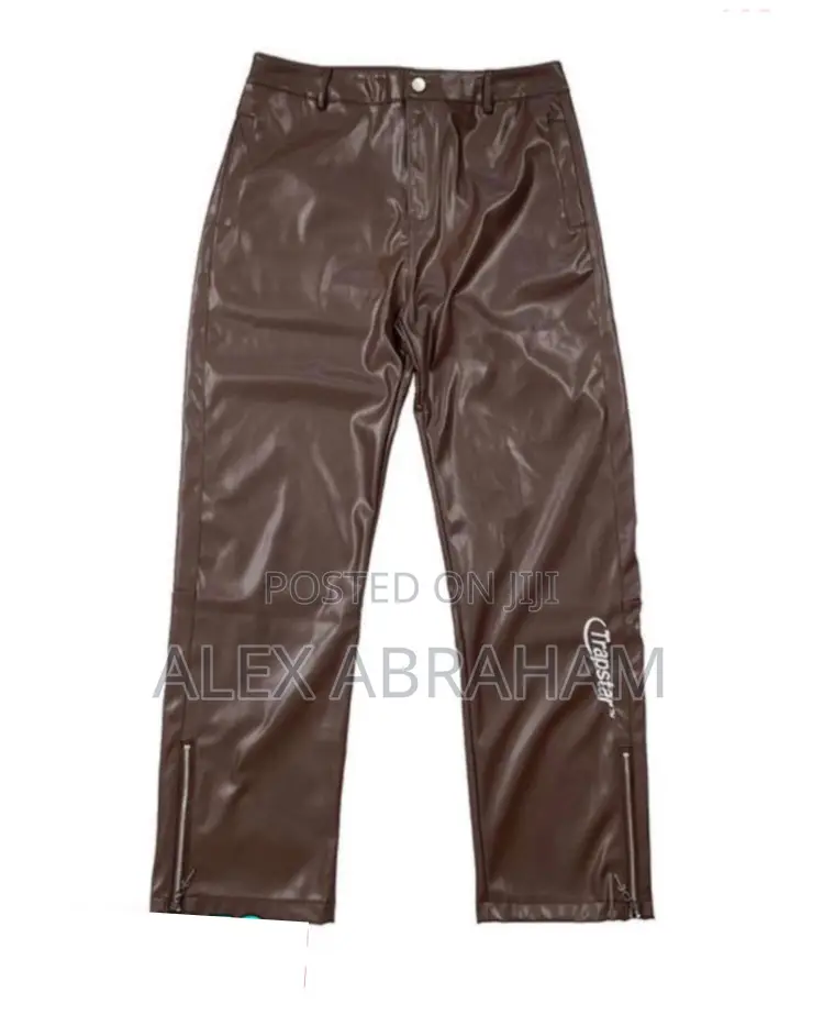 2024 Leather Baggy Pants
