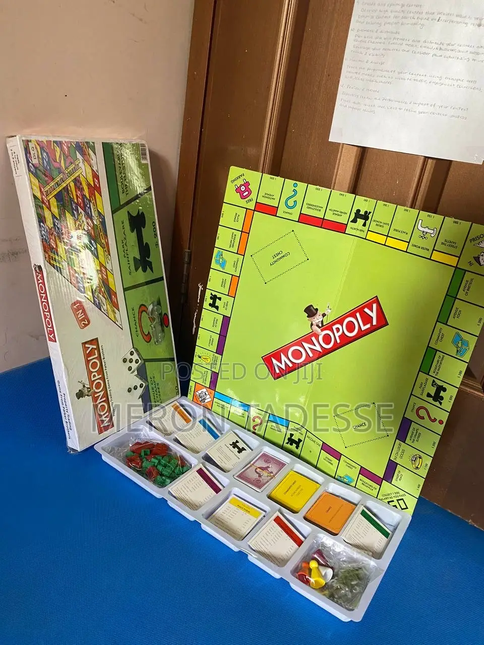 በ1 ቦርድ 2 ጨዋታ ይጫወቱ Monopoly+Snakes Ladder Call