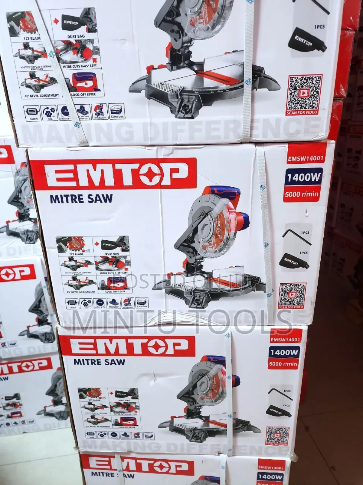 Emtop Miter Saw 1400w
