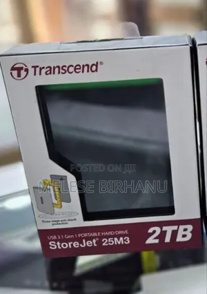 New External 2TB Transcend Hard Disk