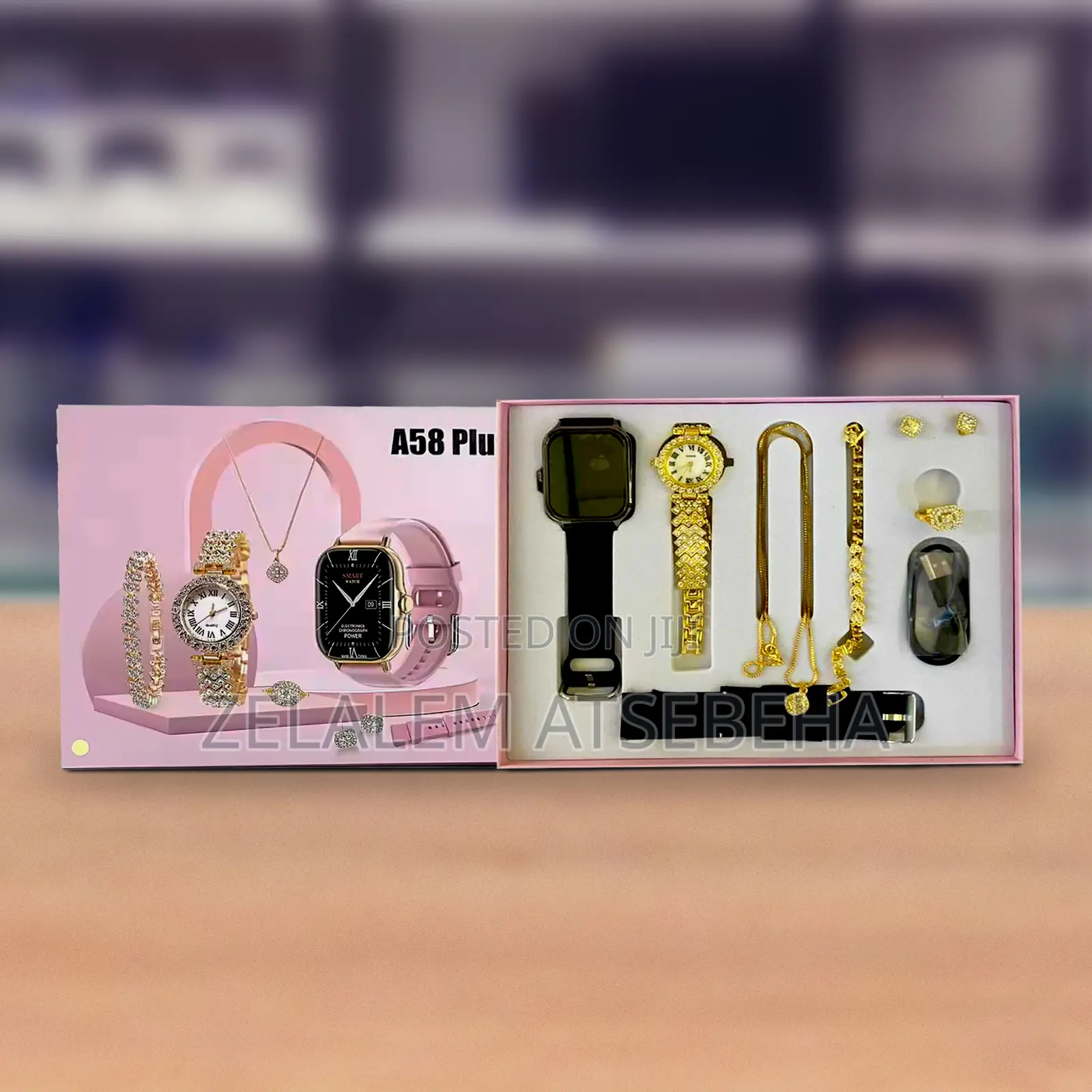 Girls Smart Watch A58 Plus With Many Gifts Included