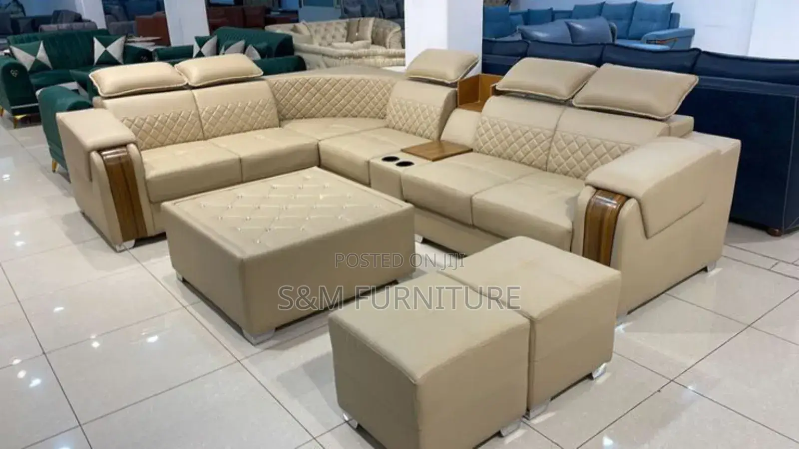Full Leather L Shape Sofa Set to Rejuvenate Your Home.