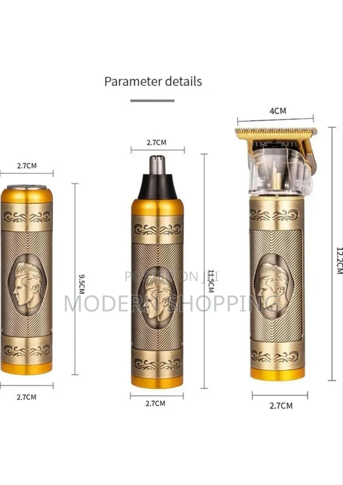 Compact Grooming Set With Adjustable Features