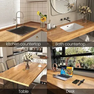 Photo - Waterproof Wooden Pattern Wall Sticker for Home Décor