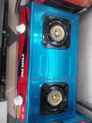 NIKAI GAS STOVE Available With 3 Burners and 2 Burner