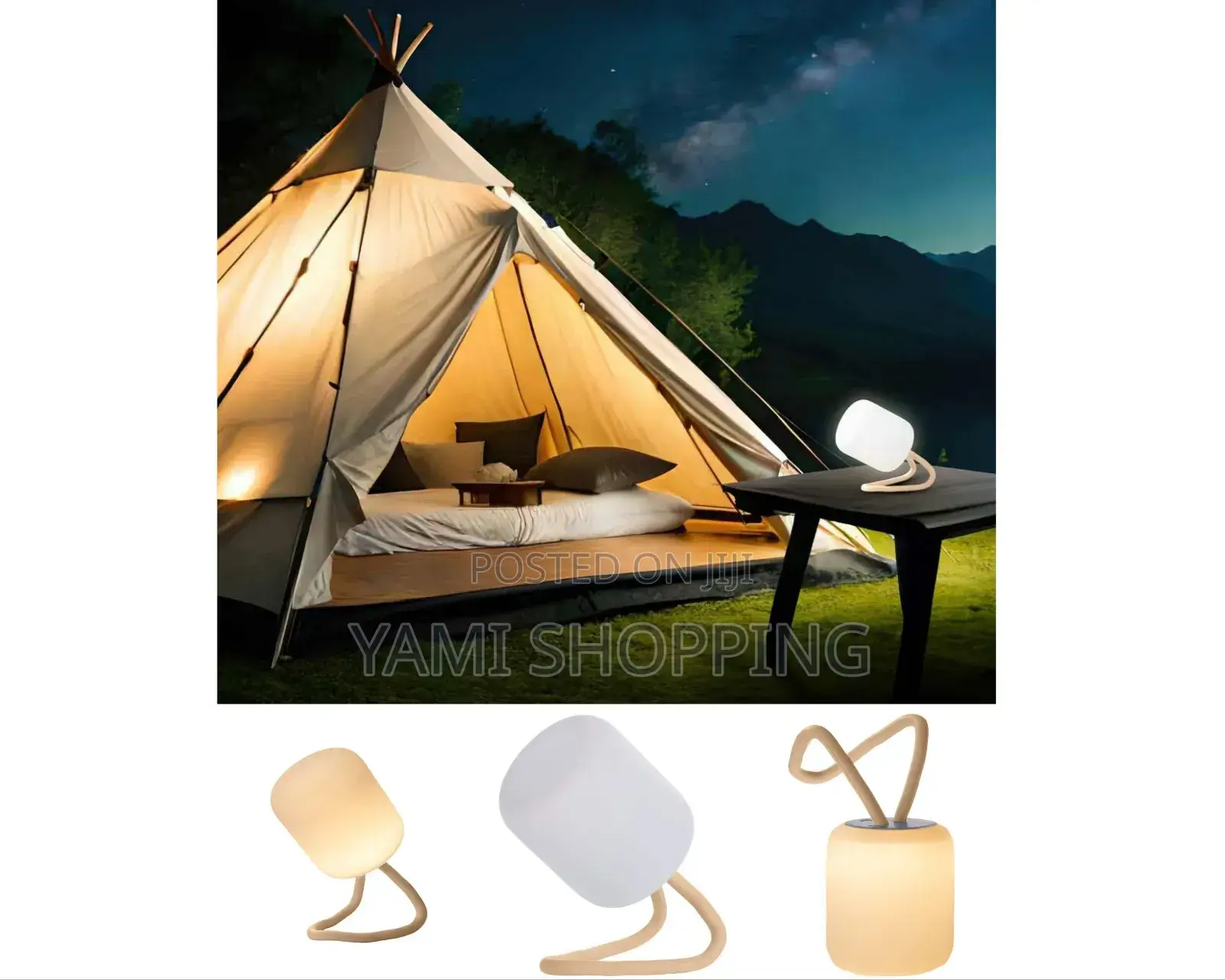 Compact and High-Quality Porodo Mini Camping Lamp