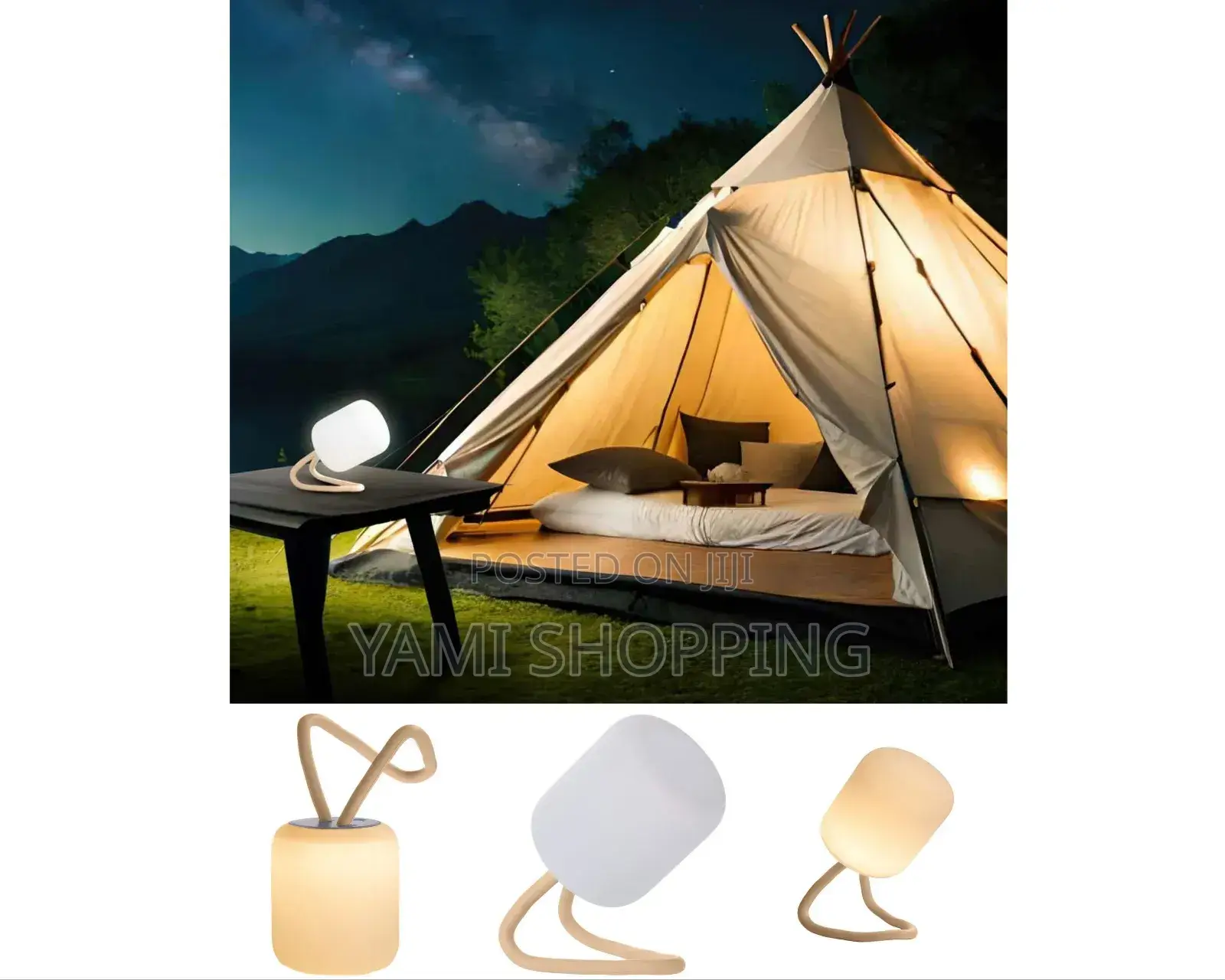 Lightweight Porodo Mini Lamp for Outdoor Adventures