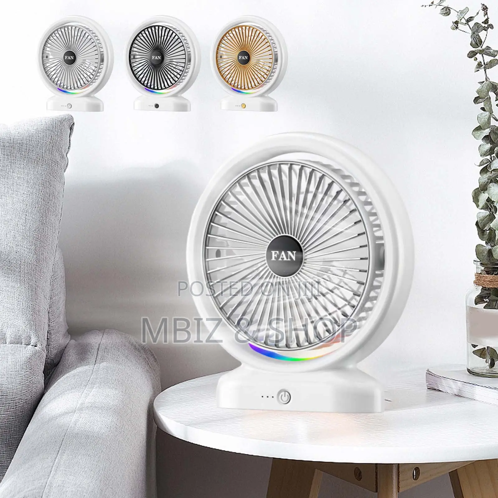 Portable Mini Desktop Fan