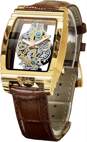 Binbond New Wine Barrel Double-Sided Quartz Mens Watch