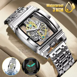 Photo - Binbond New Wine Barrel Double-Sided Business Mens Watch